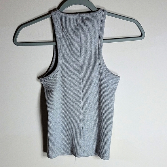 J.Crew New Favorite Tank Vintage Rib Racerback Grey XXS NWT - Picture 5 of 5